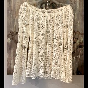 NWOT SW3 Bespoke Boho Lace Top in Ivory